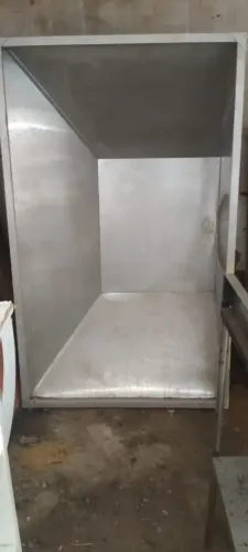 Base de exaustor em alumínio 44x180