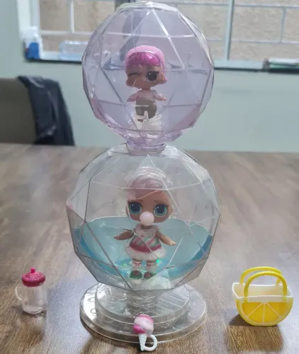 Kit 2 LOL Surprise Winter Disco Glitter Globe