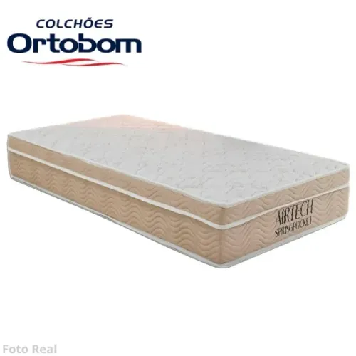 Cama Solteiro Airtech Molas Ensacadas Ortobom - Produto Novo com Pronta Entrega!