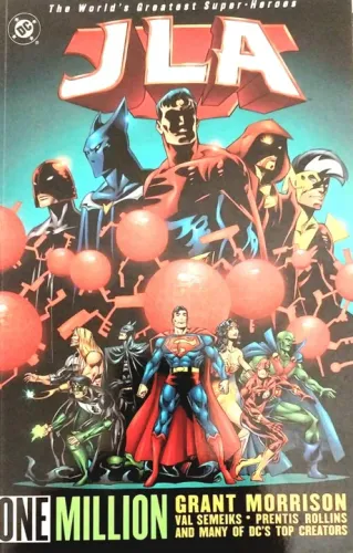 HQ- EDIÇÃO  EM INGLÊS- "DC COMICS" THE WORLD`S GREATEST SUPER HEROES- JLA  ONE MILION