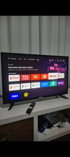 Tv 32p smart tcl Android Bluetooth comando de voz 