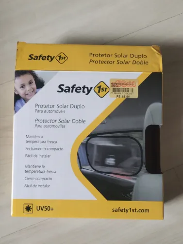 Protetor Solar Duplo, da marca Safety 1st, com proteção UV50