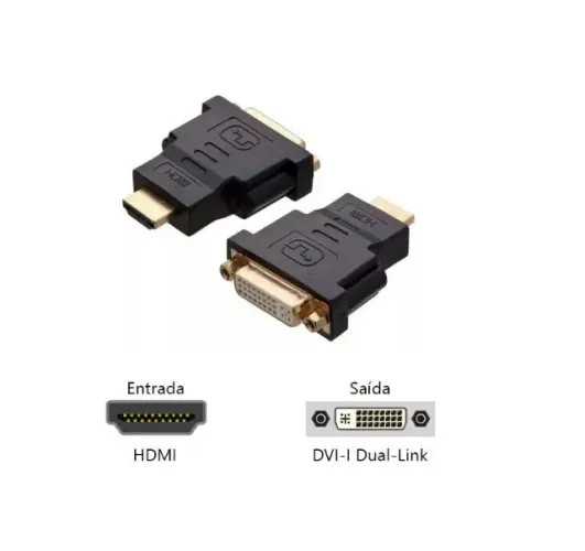 Adaptador Conversor HDMI para DVI-D Dual Link 24+5
