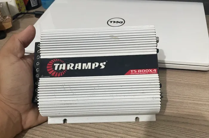 Módulo Taramps Ts800 4 canais funcionando perfeitamente 