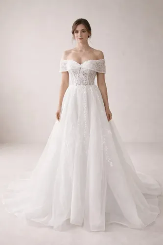Vestido de Noiva bordado