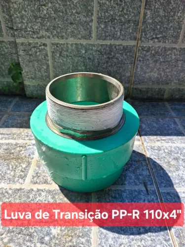 LUVA DE TRANSIÇÃO PPR 110X4" F/M TENHO 5 PÇS