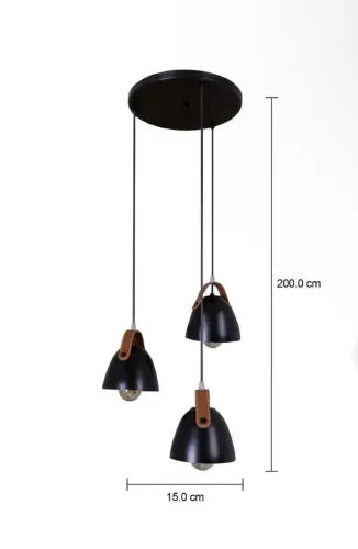 Luminária de Teto Tripla Pelicano da Tok Stok