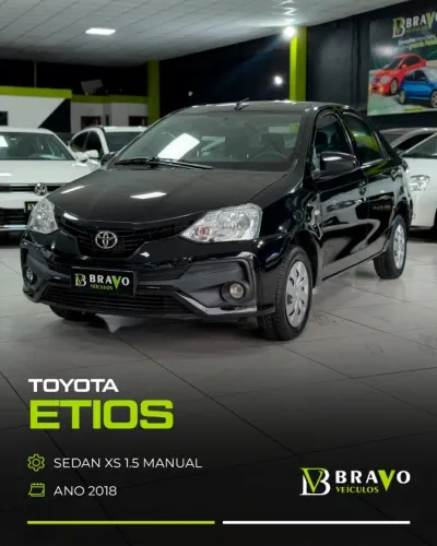 Toyota Etios XS Sedan 1.5 Flex 16V 4P Mec. 2018