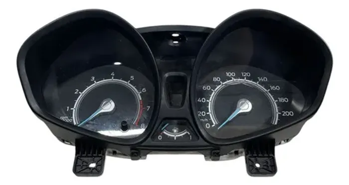Painel Instrumento New Fiesta 2015/17 Avariado Vpde8f-10894a Preto