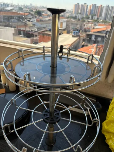 Vendo Cesto Giratório para Armário de Canto - 2 Andares com