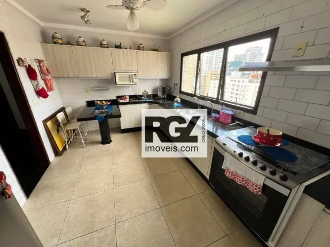 Cobertura com 4 dormitórios para alugar, 265 m² por R$ 10.000,00/mês - Vila Belmiro - Sant