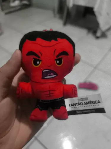Hulk Vermelho Marvel - Mini Pelúcia McDonald's