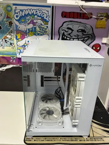 Gabinete Hayom Gamer Aquário + 4 Fans
