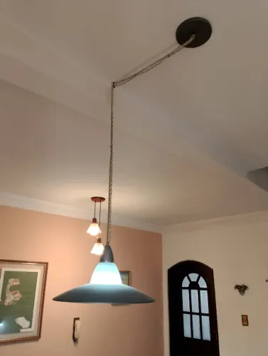 Luminária pendente estilo industrial