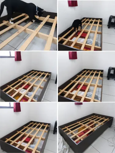 Vendo Base Cama Box Solteiro - Semi Nova