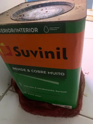 Tinta Acrílica Suvinil Rende & Cobre Muito Gelo 18L Fosco