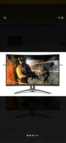 Kit 3 Monitores Gamer AOC AGON 32" + Suporte 3 telas Xtreme Simracing