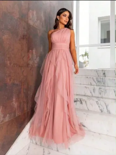 Vestido madrinha rose