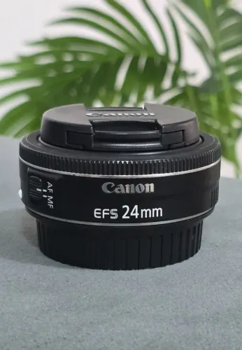 LENTE CANON EFS 24MM F2.8 STM LIMPA IMPECÁVEL