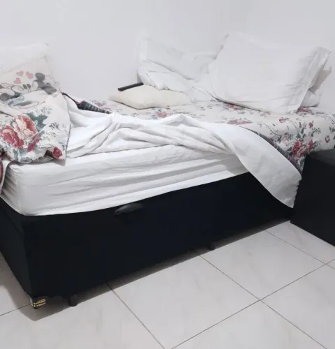 Cama baú solteiro