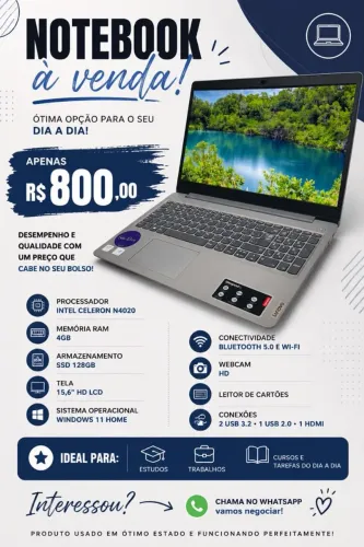 Vende notebook