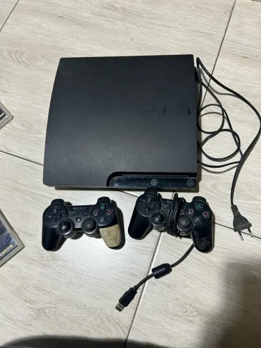 PlayStation 3 PS3 + 2 Controles + 10 Jogos Originais Mídia Física