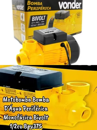 Bomba d'água lacrada! Melhor desempenho
