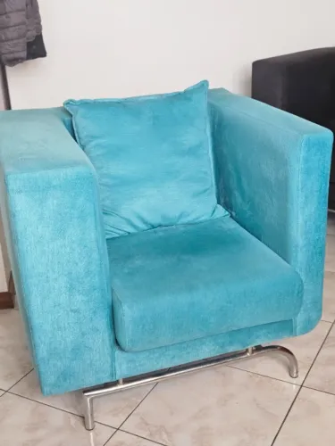 Poltrona Verde Tok&Stok Reformada