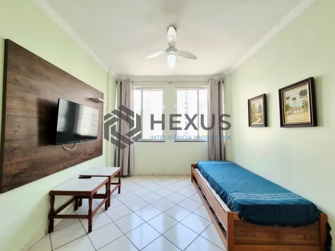 Apartamento a 1 quadra da praia nas Pitangueiras, Guarujá