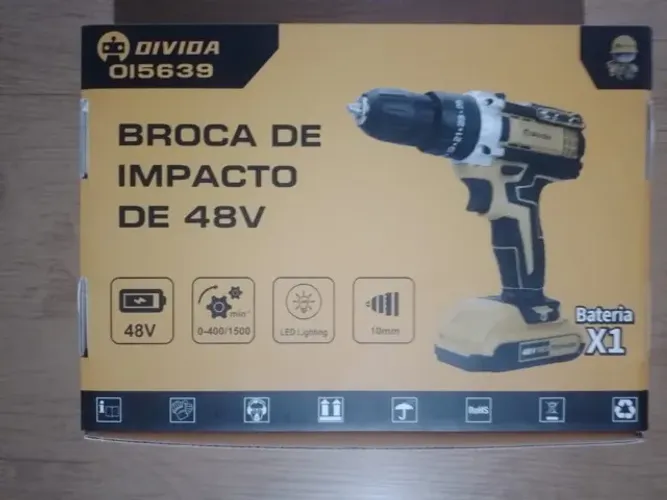 Furadeira de Impacto 48V a Bateria - Potente e Sem Fio