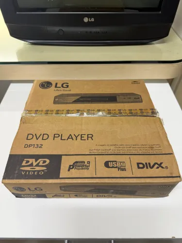 DVD Player LG DP132 - Completo na Caixa - Estado de Zero