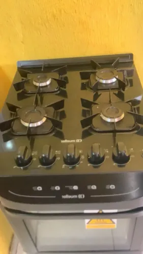 fogão 4 bocas elétrico novo pouco tempo de uso