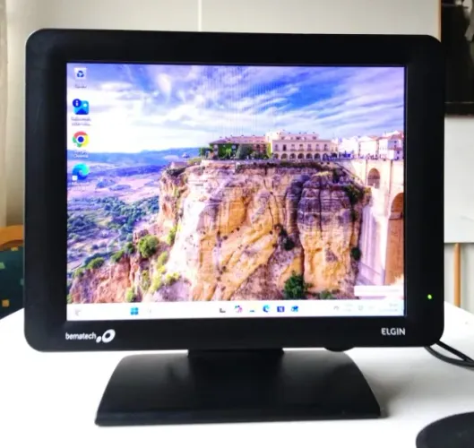 Monitor Touchscreen Bematech Elgin CM-15H 15 Polegadas (4:3) - HDMI - Preto - Usado