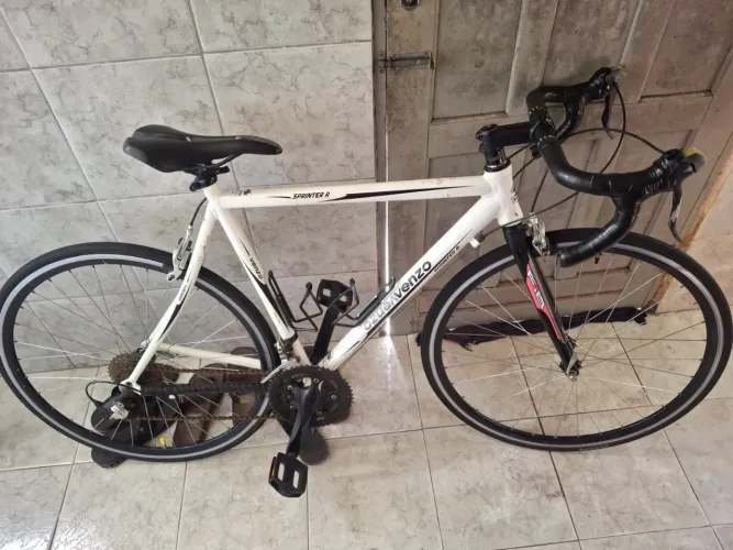 Bicicleta Speed Caloi Venzo Sprinter R - Tamanho 54 | Grupo KCNC/KCETE 2x8