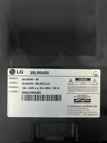 TV LG para conserto ou retirada de peças