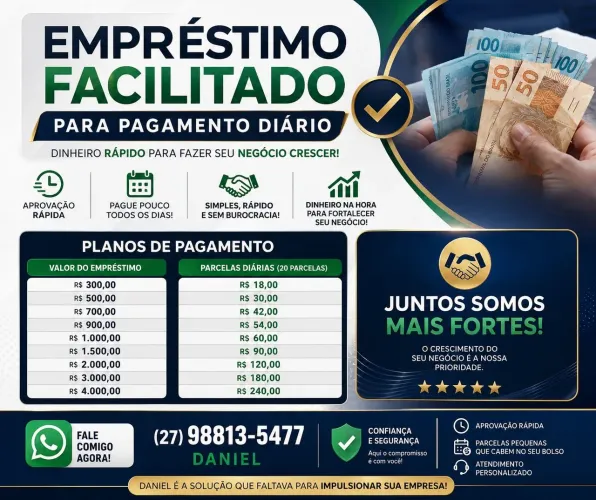 Capital de Giro para Empresas e Comercia