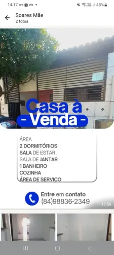 Vende se casa no lagoa azul( nova Natal)