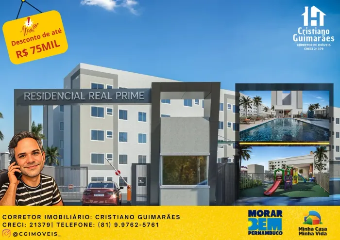 Imóvel para venda tem 42 metros quadrados com 2 quartos em Santa Mônica - Camaragibe - PE