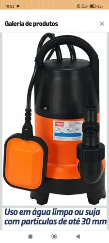 Bomba submersa intech machine