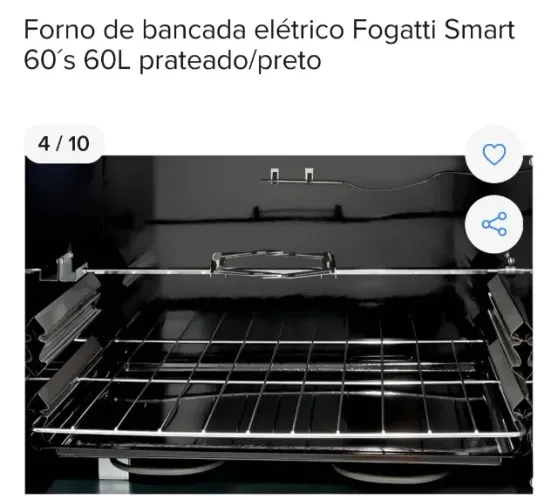 Forno Fogatti 60 litros