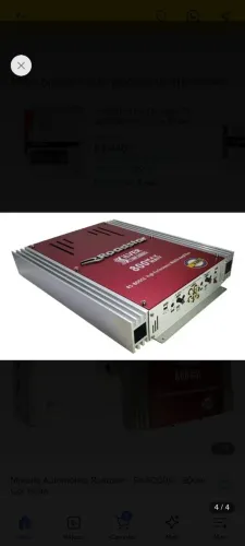 Amplificador de som automotivo
