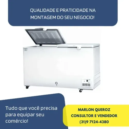 Congelador Horizontal 2 Tampas 503L