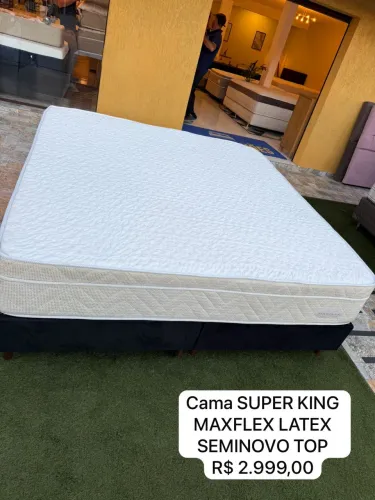 Colchão KING MAXFLEX LÁTEX COM BASE BOX - Entrego! 