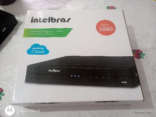 DVR HDCVI Intelbrás 04 Canais Usado, para câmeras de Segurança