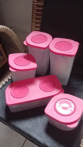 Kit tupperware 5 potes