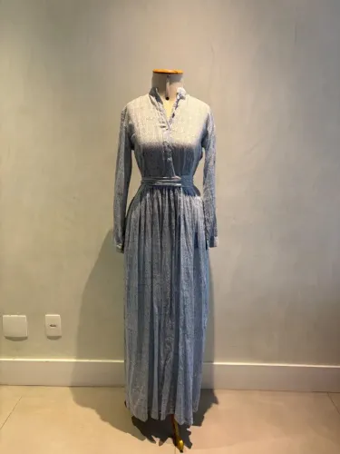 Vestido Curated Bazaar Azul Claro 36