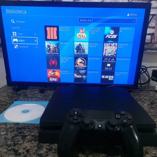 PS4 DESBLOQUEADO COM 11 JOGOS + LOJA FREE
