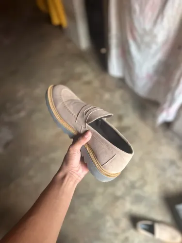 Sapato Masculino Camurça Loafer Tratorado Duprado Premium