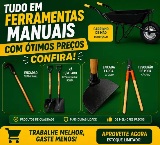 Tudo em ferramentas