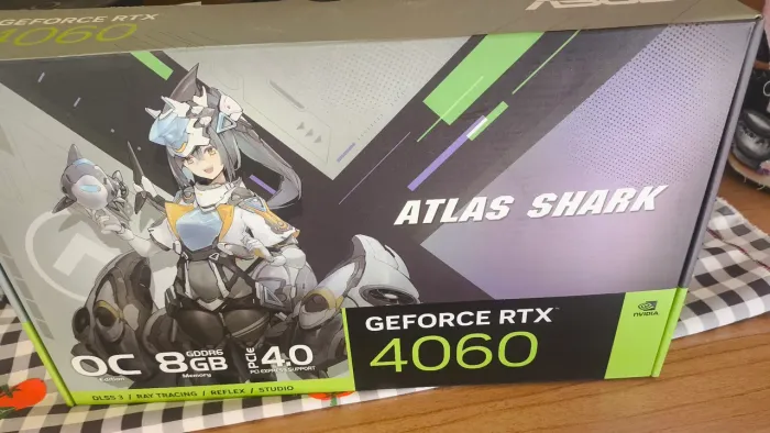Placa de vídeo 4060 8g Atlas Shark